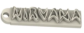 Nirvana keychain