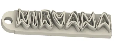 Nirvana keychain