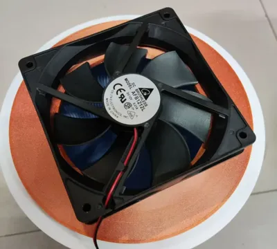 Minimalist Air Purifier (using Xiaomi filter and 12cm computer case fan) printable on A1 mini