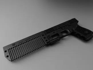 Glock hairbrush