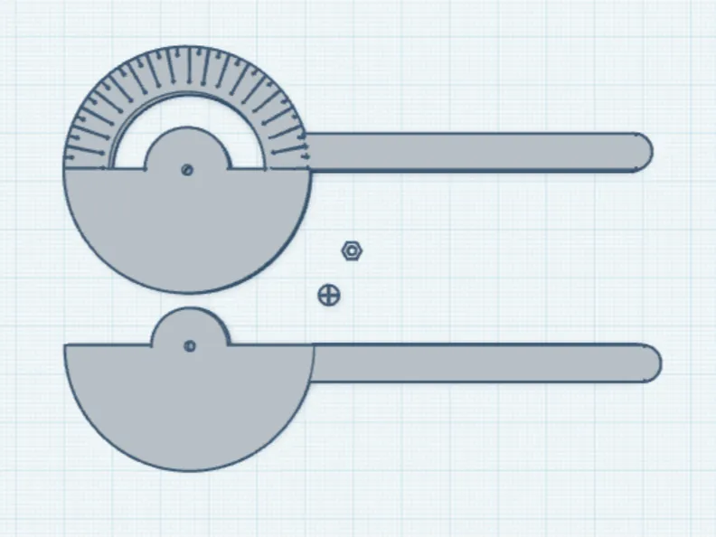 Protractor by user_1373448718 - MakerWorld