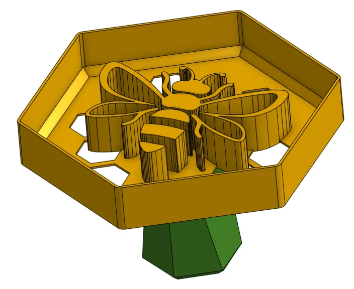 Bee cookie cutter 