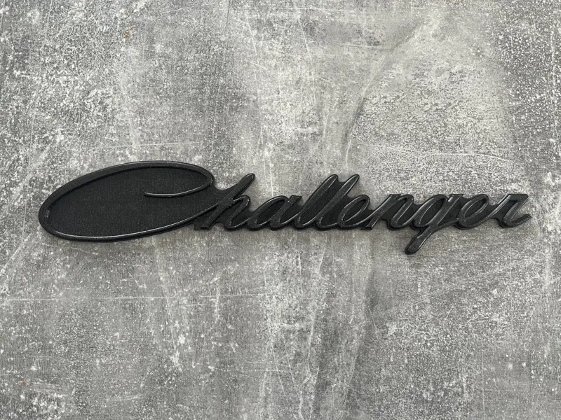 Dodge Challenger classic emblem look-alike