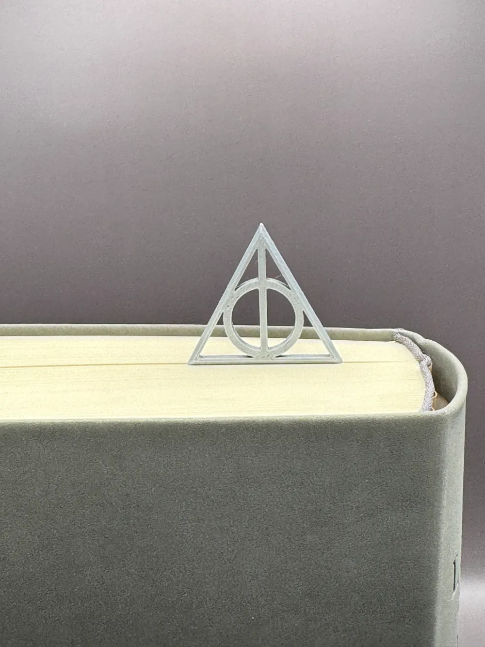 Harry Potter Bookmark - Sign of the Deathly Hallow - Free 3D Print ...