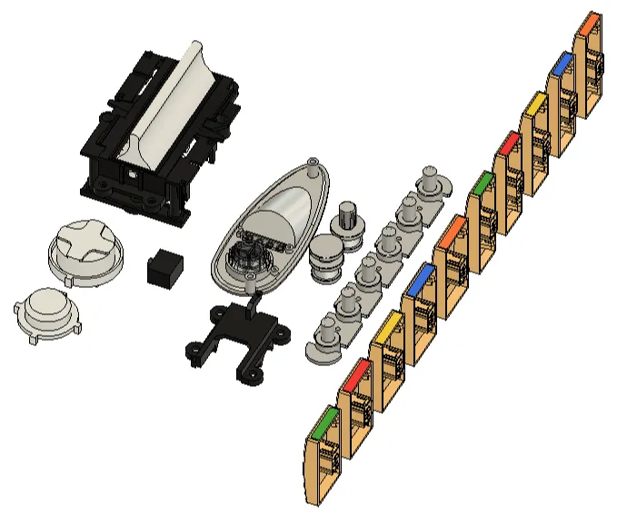 RockBand 1 Stratocaster Parts