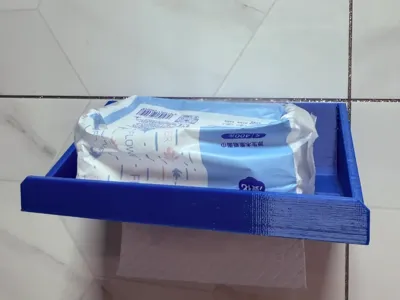 Inverted Paper Towel Holder