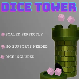 Castle dice tower