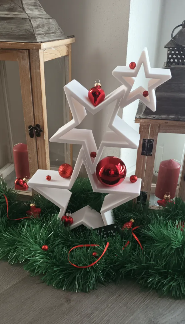 Weihnachtsstern 3 Teilig