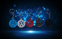Porte-clés Volkswagen rotatif — photo 1