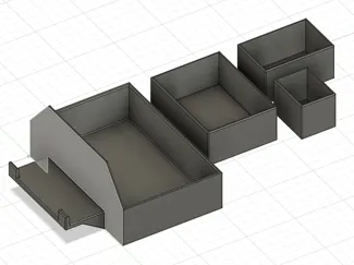 手机支架+收纳盒