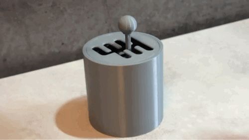 Gated shifter fidget