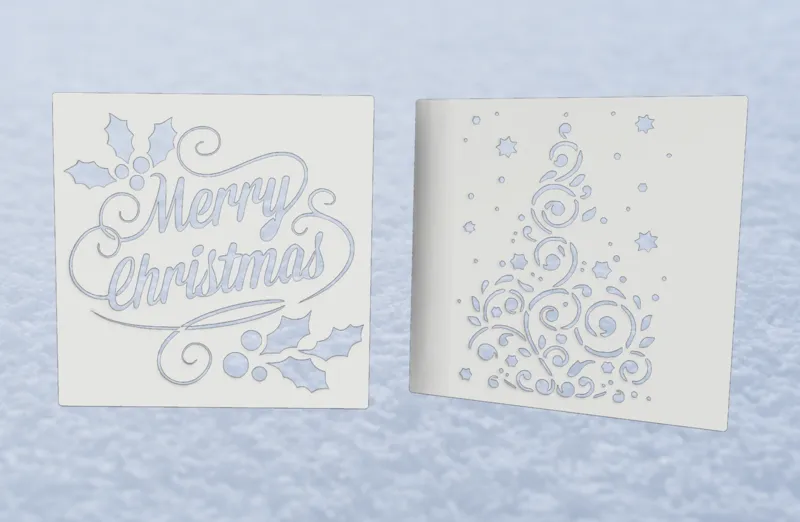 Snow Spray Stencil