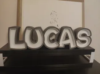 Lucas Led name panel