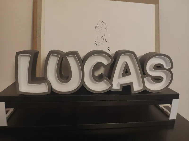Lucas Led name panel