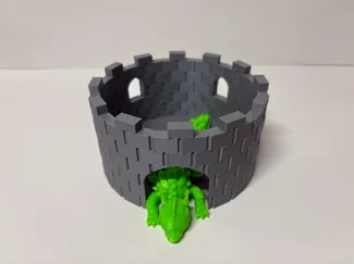 5.5 Inch Dragon Lair/House (Display/Stand)