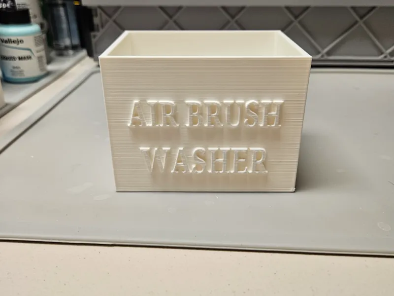 Airbrush Cleaning / Soaking Box
