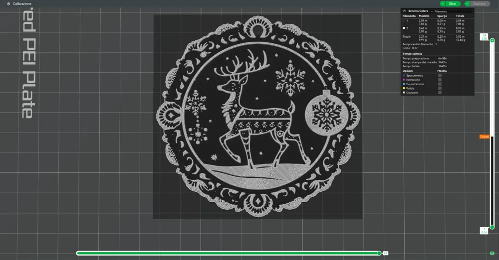 Christmas ornaments - Reindeer by Luc3D - MakerWorld