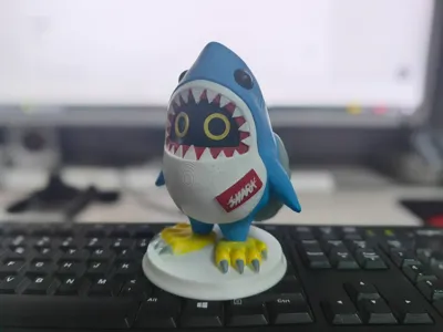 Shark and Sculpture (Adaptable to Bambu Lab Music Box)