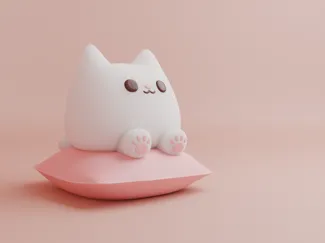 Chubby cat by Akyelle on Thingiverse