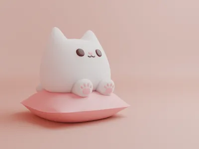 Chubby cat by Akyelle on Thingiverse