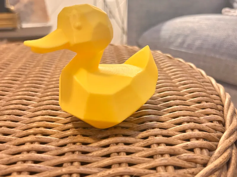 Quacky the Low-Poly Duck