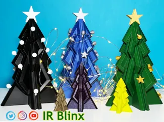 Modern Xmas Tree -slotted