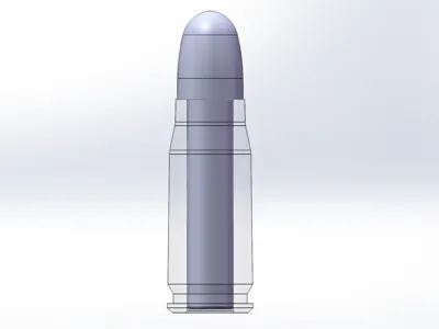Tokarev 7.62x25mm pistol bullet