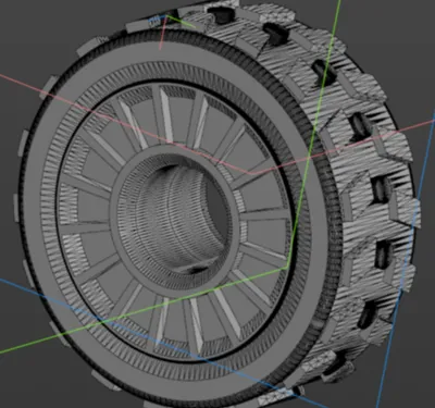 Offroad Wheels for Duplo Bricks (One detail)