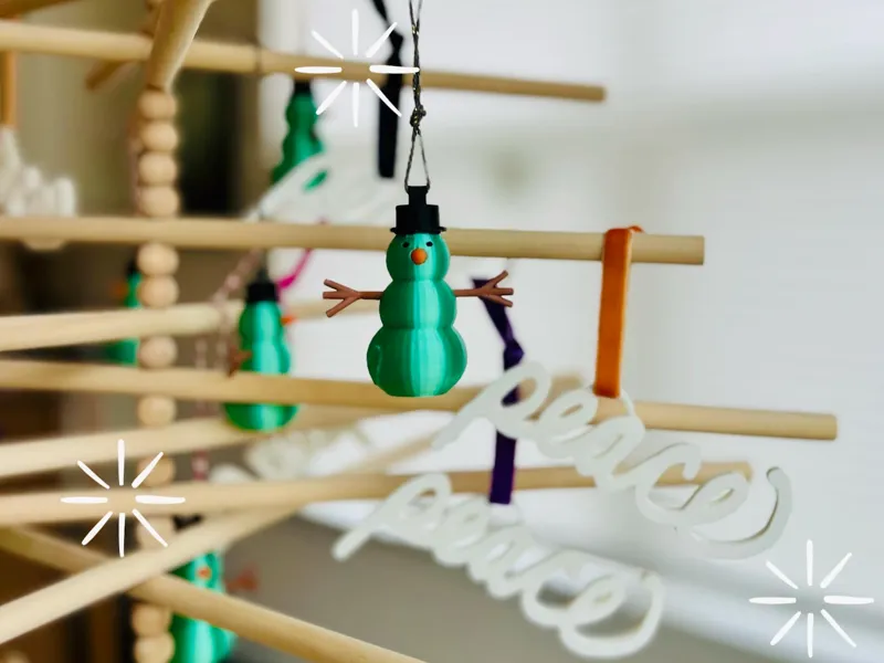 Snowman ornament 