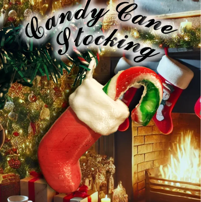Stocking for a single candy cane