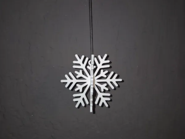 Flocon de neige pour sapin de Noël
