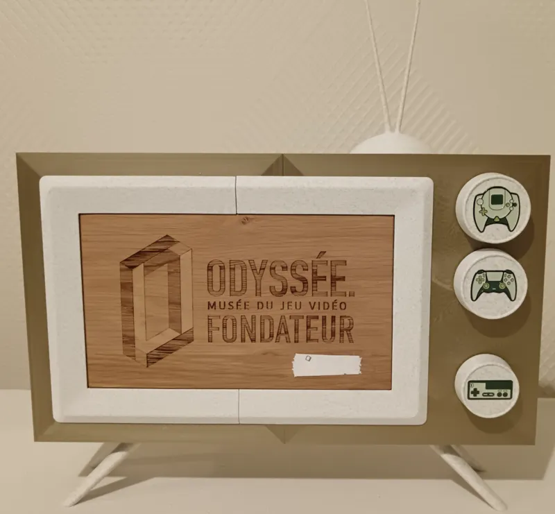 Support plaque fondateur Musée Odyssey