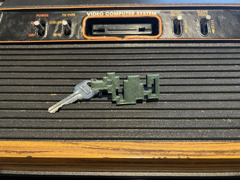 Slain Dragon Keychain (Atari Adventure)