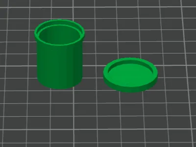 Mario Green Tube With Lid (mini storage box)