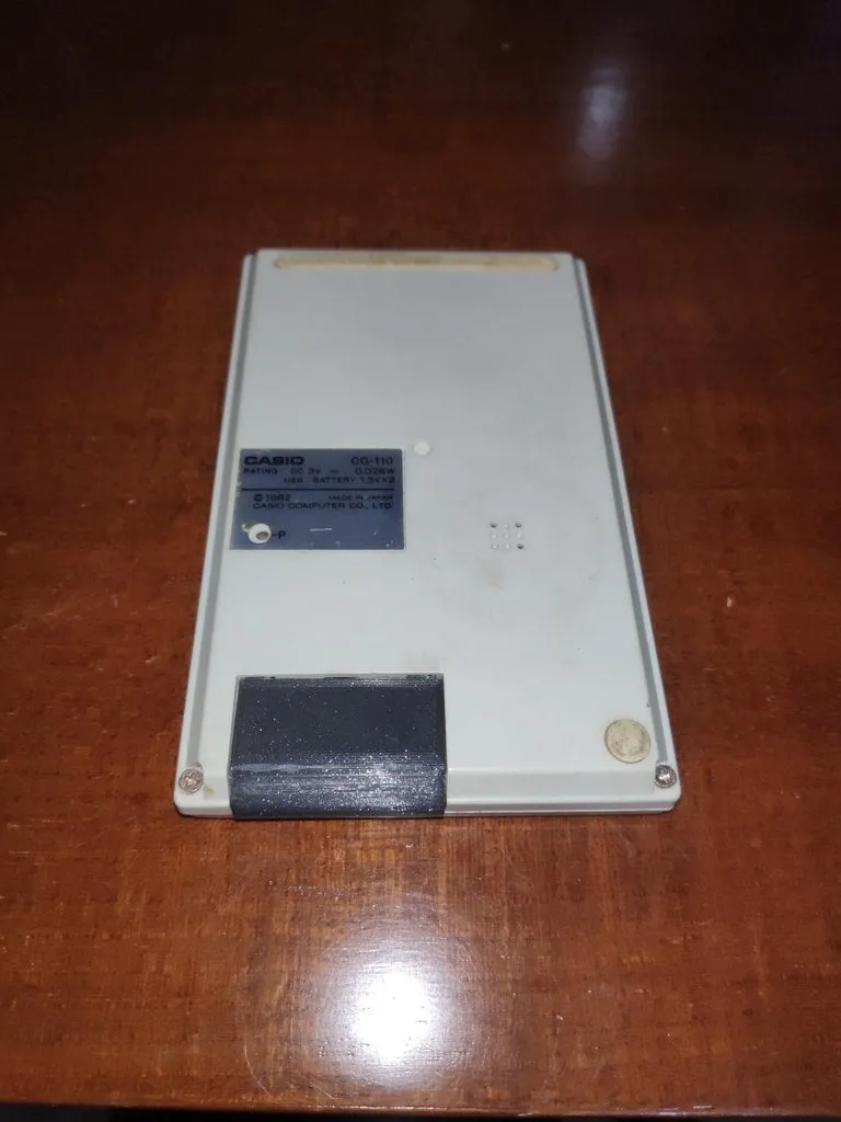 Casio cg-110 battery plug