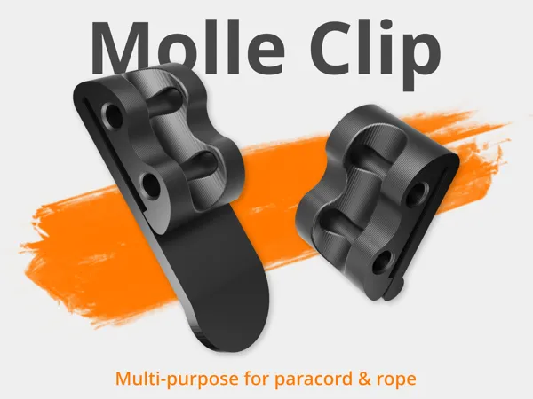 Clip multi-usage pour cordelettes et paracorde