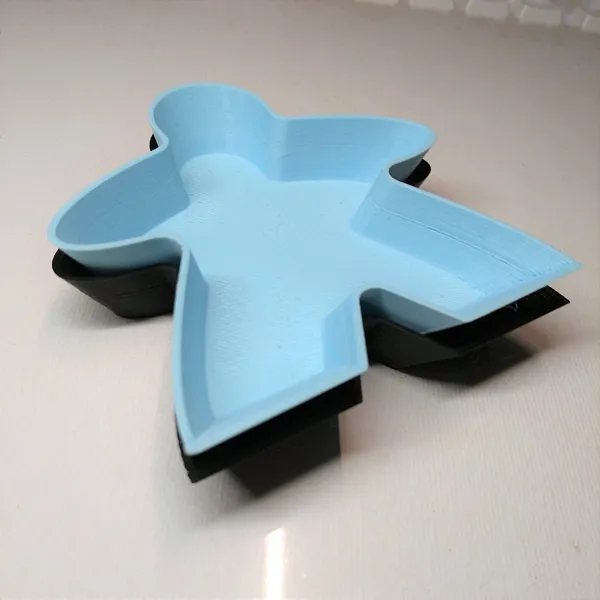 Plateau empilable pour meeples (2 tailles)