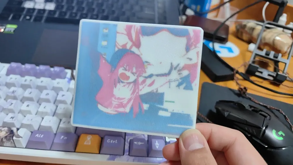 Pochi multicolor lithophane photo by Mxi - MakerWorld