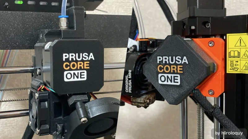 Stepper Motor Cover with Prusa CORE One Logo