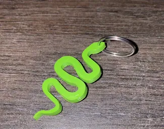 Snake keychain