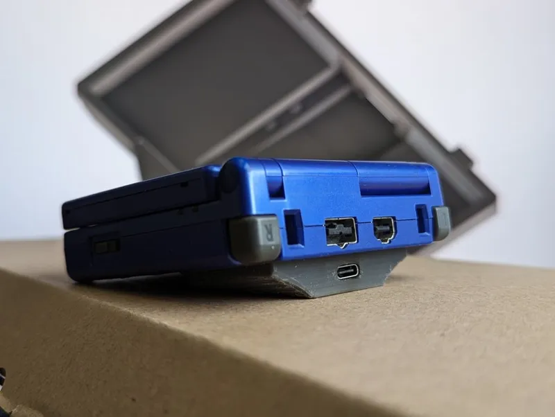 Gameboy Advance SP Type-C TP4056 Charger Mod