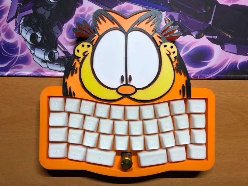 Smile36 Garfield Top and Bottom Case