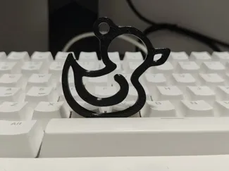 鸭子钥匙扣