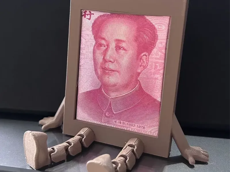 存钱相框-带可活动手脚-一体打印无支撑