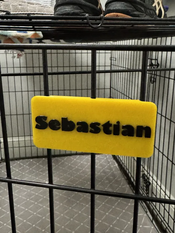 iCrate Nameplate Cover