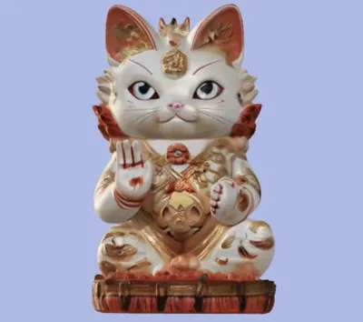 Adorable Lucky Cat - Desktop Ornament Series