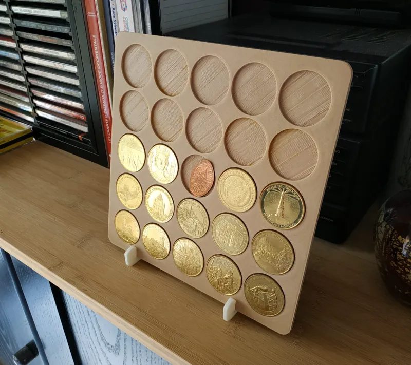 Display for souvenir coins