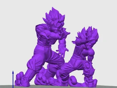 Dragon Ball Goku Father and Son
