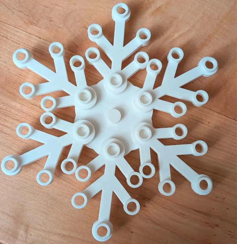 Construction Toy Snowflake