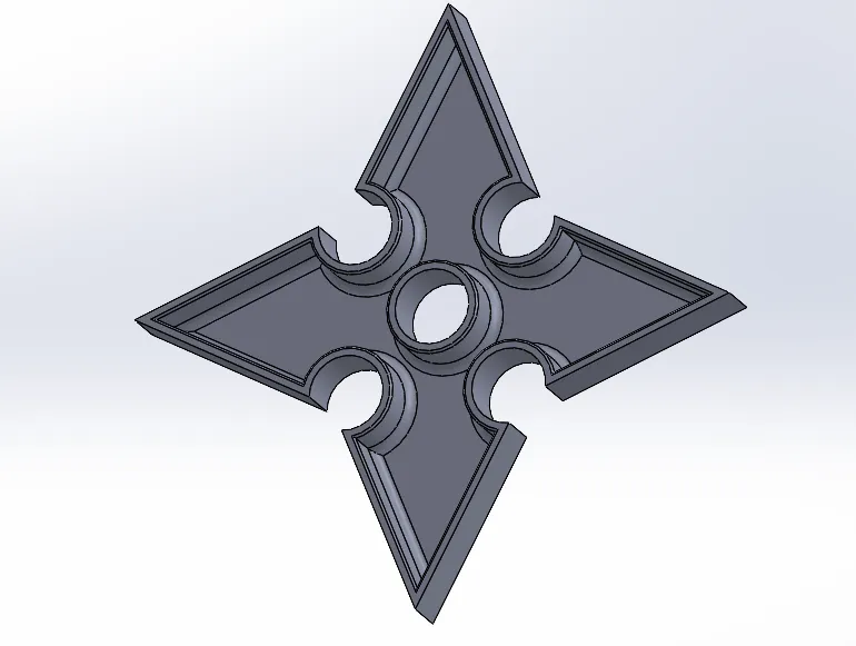 Shuriken Cookie Cutter